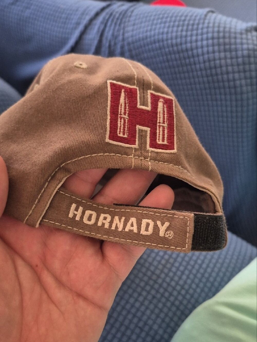 Brown Embroidered Logo Baseball Hat - Picture 2 of 3
